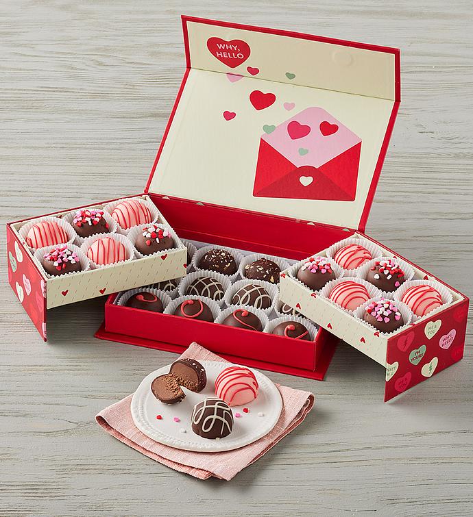 Valentine's Day Truffles in Keepsake Box
